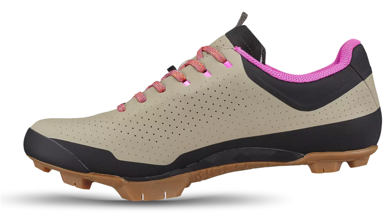 Specialized Recon ADV Gravel Shoes Taupe/Dark Moss Green/Fiery Red/Purple Orchid-1